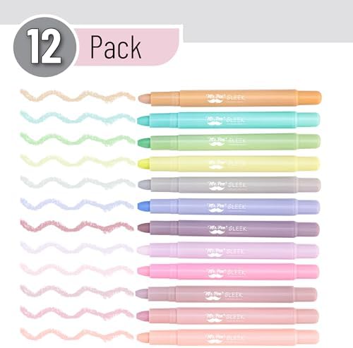 Mr. Pen- No Bleed Gel Highlighters, Morandi Colors, 12 Pack
