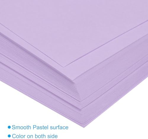 MECCANIXITY 50 Sheets Origami Paper Double Sided 8x8 Inch(20x20cm) Square Sheet for Art Craft Project, Beginners, Gifts Decor, Light Purple