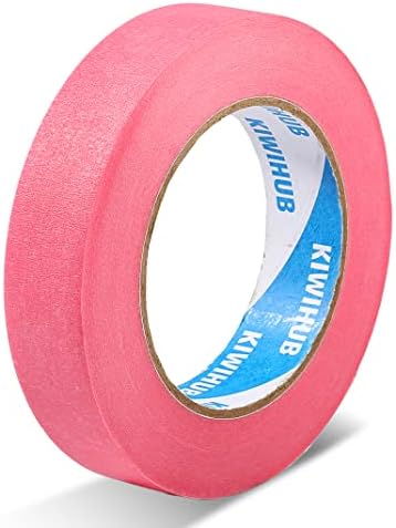 Pink Painters Tape,1 inch x 60 Yards