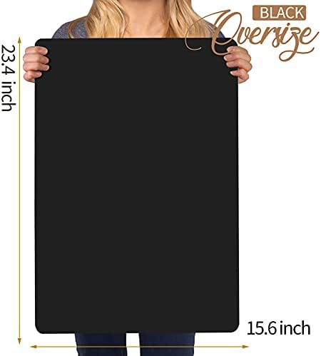 LEOBRO Silicone Mat, 23.4” x 15.6” Black Silicone Mats for Crafts, Resin Molds, Play Dough Mat, for Resin, Clay, Paint, Arts and Crafts, 1 MM Thick