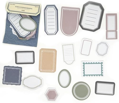 180pcs Scrapbooking Paper Stickers Decorative Label for Journal Supplies
