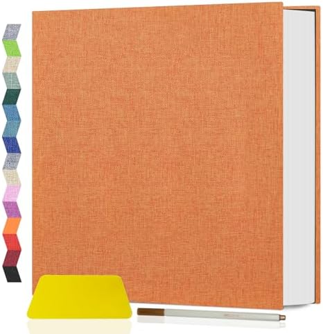 Popotop Photo Album Self Adhesive Scrapbook Album for 4x6 5x7 8x10 Pictures DIY Photo Book as Scrapbooking Supplies Kits, Birthday Gifts for Women Mom Wedding Baby Family Travel
