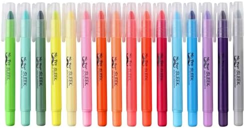 Mr. Pen- No Bleed Gel Highlighters, Assorted Colors, 16 Pack