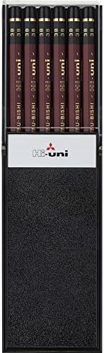 Uni Wooden Pencil, 3B, Box of 12 (HU3B)