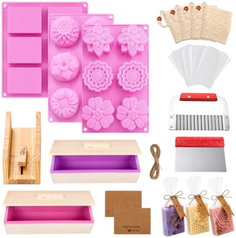 215-Piece Soap Making Kit with Soap Molds Soap Making Molds for Soap Making