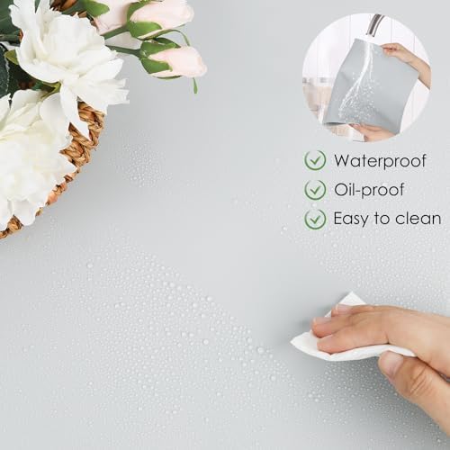 Extra Large Silicone Mat, Food-Grade Flexible Silicone Table Mats for Kids Non-Slip Placemat Waterproof Heat Insulation Countertop Protector Pastry Mat Silicone Pad, 27.6''x15.7'' Gray, 1Pcs