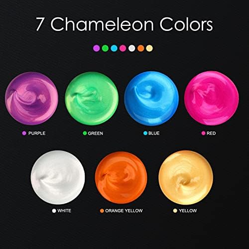 GOTIDEAL Iridescent Acrylic Paint Chameleon Orange Yellow halloween Tubes Fall Colors(120ml, 4.1 oz) Non Toxic Non Fading, Rich Pigments for Painters, Adults & Kids, Ideal for Canvas Wood Clay Fabric | Halloween Fall Colors, Non Toxic Non Fading, Rich ...