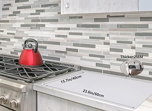 emolife Silicone Mats, Countertop Protector, Heat Resistant, Light Grey