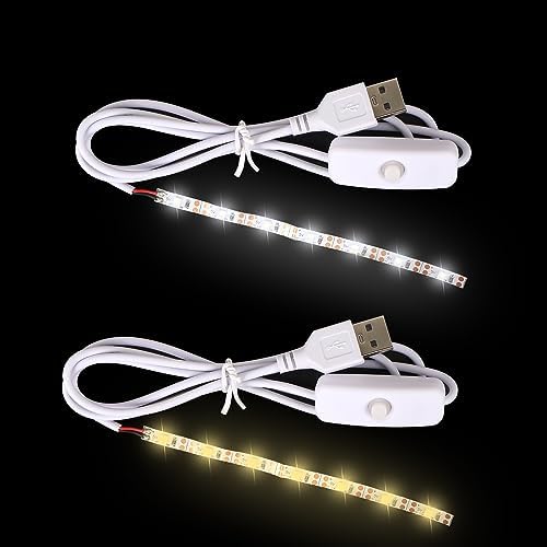 4Pcs Resin Silicone Mold Project Accessories USB Long Light Strip for DIY Luminous Epoxy Casting Craft Desktop Ornaments Table Home Decorations