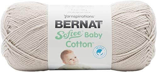 Bernat Softee Baby Cotton Yarn, Feather Gray