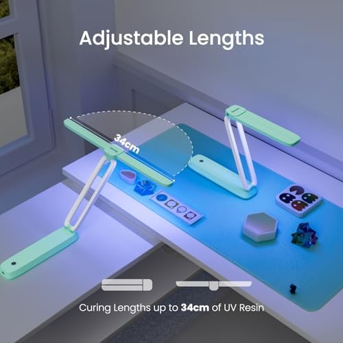Resiners UV Resin Light, Rechargeable 3-in-1 Foldable UV Lamp, AirWave Pro