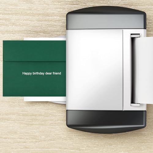 65 Packs 4x6 Envelopes A4 for Invitations, Printable Envelope Self Seal For Weddings, Invitations, Photos, Greeting Cards, Mailing (Dark Green)