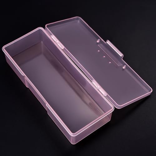 Transparent Box Storage Case for Nail Art Equipment Manicure Tool