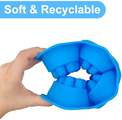2 Pcs Massage Soap Molds Massage Silicone Molds Cake Molds for Home Handmade DIY Tray Bars Wax Melts Tool