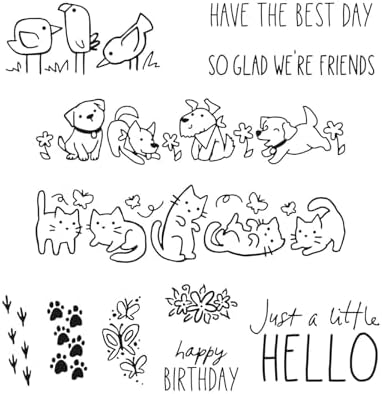 2025-2026 Stamps and Dies for Card Making, Stamps and Dies Set 2025 for Christmas and Halloween, Die Cut DIY Various Festivals Album Scrapbooking Birthdays Greeting Card (M6648 Cutest Crew)