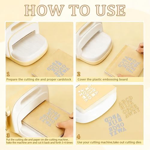 EVERJOYCRAFT 5 Pack Metal Cutting Dies Decorative Die Cuts for Card Making