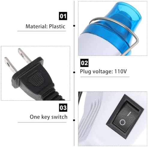 White Handheld Hot Air Tool 110v US Plug 300w Portable Heat Device