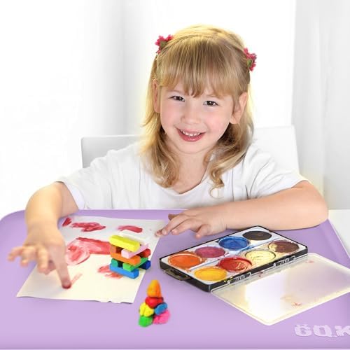 Silicone Art Mat for Crafts with Raised Sides to Stay Tidy, 24" x 16"