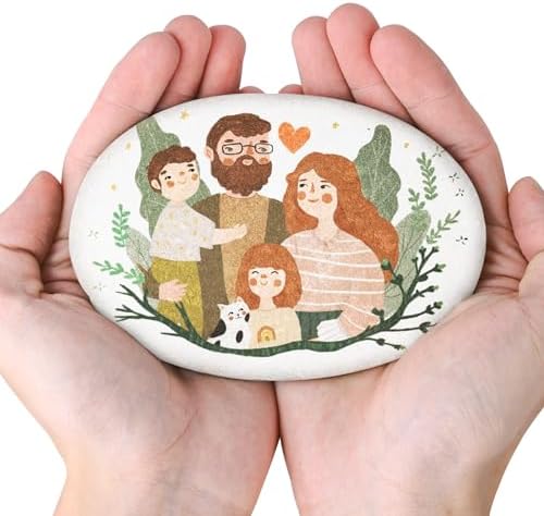 River Rocks for Painting 12 Pcs Extra Large 4.5"-6" Inch Flat Smooth Painting Stones Craft Rock to Paint for Kids Crafts Painting Bulk