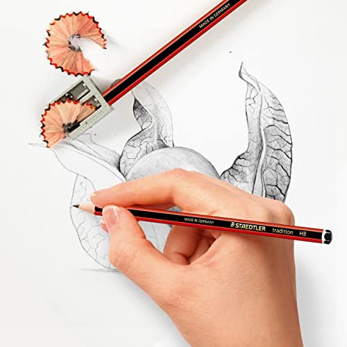 STAEDTLER Tradition Pencil - Drawing, Sketching, & Professional Technical Art Pencils in Envelope Gift Packaging - Pack of 8 (HB)