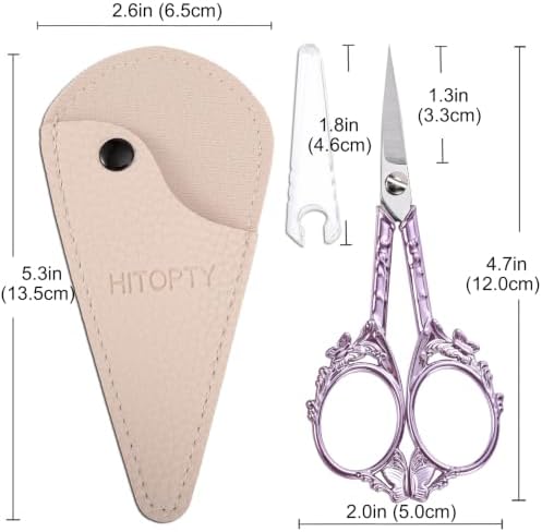 Small Precision Detail Scissors with Cover, Sharp Tip All Purpose