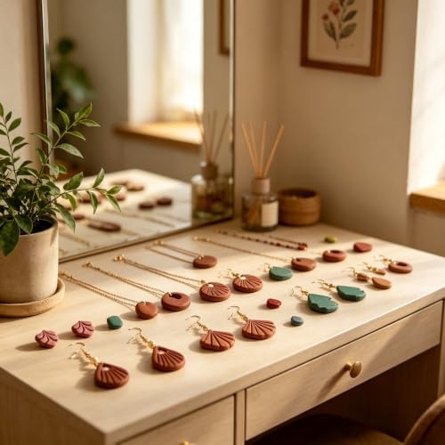 22Pcs Geometry Polymer Clay Cutters Boho Clay Earrings Cutters