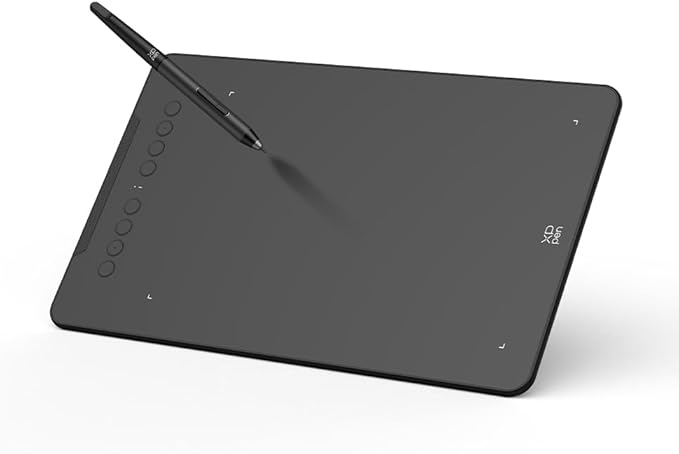 XPPen Deco mini7W V2 Wireless Drawing Tablet, 16384 Levels Pressure Digital Drawing Pad for PC, 7x4.37 Inch Art Tablet with 8 Shortcut Keys, Bluetooth 5.0, Support Windows/macOS/Android/ChromeOS/Linux