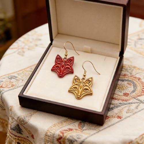12 Pcs Animal Polymer Clay Cutters Set - Dinosaur, Bird, Fox & Dog Shaped Clay Cutters for Polymer Clay Jewelry Making, Gift for Animal Lovers，Women，Friendship