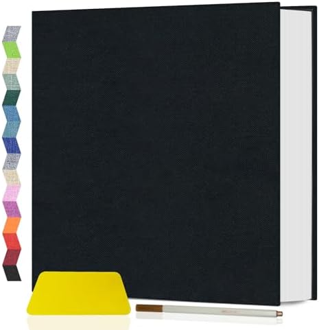 Popotop Photo Album Self Adhesive Scrapbook Album for 4x6 5x7 8x10 Pictures DIY Photo Book as Scrapbooking Supplies Kits, Birthday Gifts for Women Mom Wedding Baby Family Travel