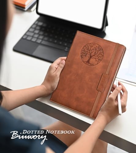 Biuwory A5 Hardcover Blank Journal Notebook, Leather Sketchbook for Drawing | 140 Unlined Pages Vintage Notebook, 5.7"×8.3" Travel Diary for Work, School, Art Journal, Daily Writing for Women & Men