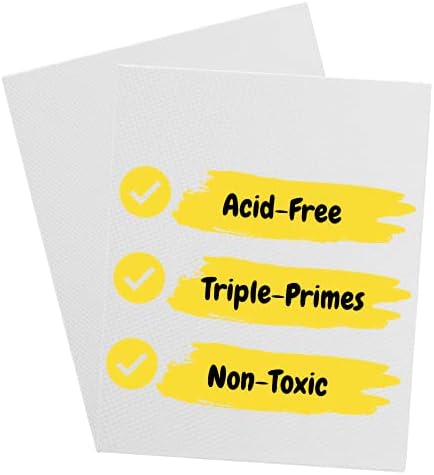 Mr. Pen- Canvas Panels, 2 Pack, 8x10 Inch | Triple Primed for Oil & Acrylic Paints, Canvas Boards for Painting, Painting, Drawing & Art Supplies