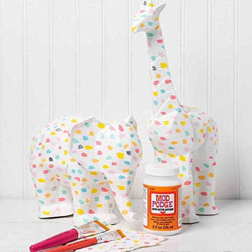 Mod Podge PLCS11272 Water Base Sealer, Glue, Satin Finish, 8 oz., Clear, (Pack of 2)