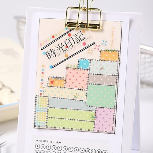 Colorful Polka Dot Washi Tape Stickers for Journaling Cute Striped Grid Dots Scrapbook Stickers Aesthetics Die-Cut Decorative Tape for Scrapbooking Junk Journal Phone Cases DIY Crafts Embellishments
