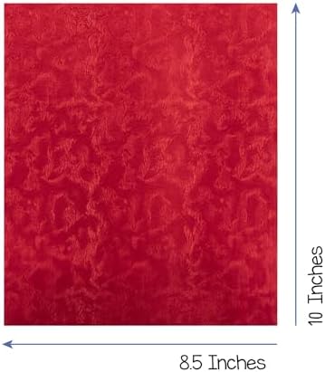 Hygloss Embossed Metallic Foil Paper - 30 Sheets Embossed Metallic Foil Paper - 8.5x10 Inches - Ideal Foil Papers for Crafts - Shiny Craft Paper Sheets