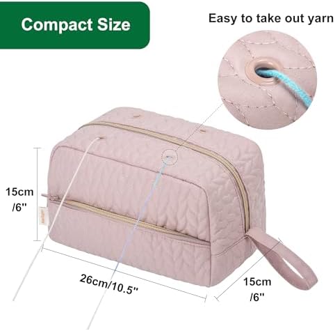 KarSyon Crochet Bag for Yarn Storage Knitting Crochet Supplies Accessories