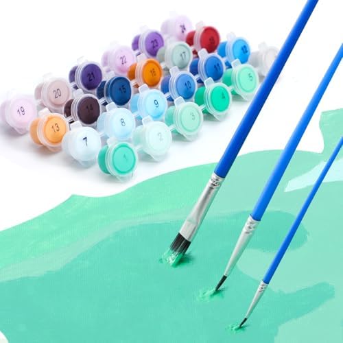 XTXGERL Paint by Numbers Christmas Santa Claus for Adults, Acrylic Oil Painting by Numbers Kits for Beginner with Paintbrushes Brushes Art Crafts Canvas for Home Decor 16x20inch