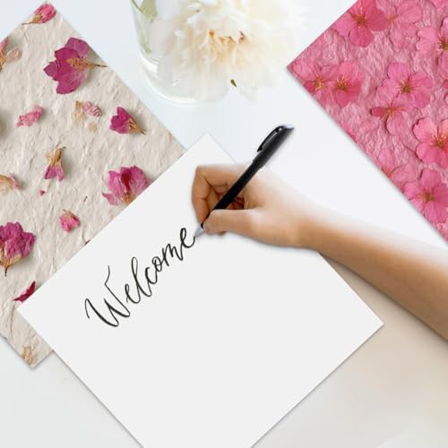 6-inch Pink Scrapbooking Paper Pad - 24 Sheets Aesthetic Flower Patterned Decorative Collage Journals Decoupage for Wrapping Folded Supplies Gift Cards DIY Crafts Scrapbook Photo Album