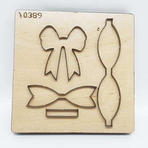 Bow Cut Die, Hair Bow Cut Die, Bowknot Template, Bow Making Die