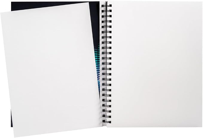 UCreate Fashion Poly Sketch Book, Sonic Vibes, 9" x 12", 1 Count | Supports classroom learning, crafts and creative activities