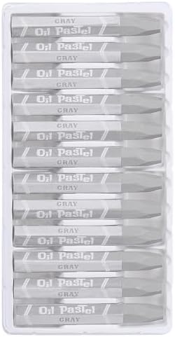 PATIKIL Gray Oil Pastels, 48Pcs Soft Oil Crayons Pastels Stick Vibrant and Creamy Art Supplies Bulk for Artists Beginners Art Painting Drawing Blending Graffiti Gallery