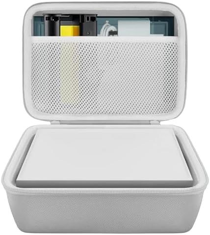 khanka Case Compatible with M110 M100 M200 Liene 4x6'' Photo Printer, Wi-Fi Picture Printer,Case Only(White)