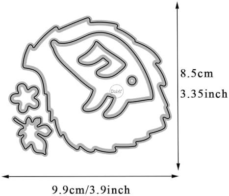 Patchwork Animal Hedgehog Metal Cutting Dies for Card Making