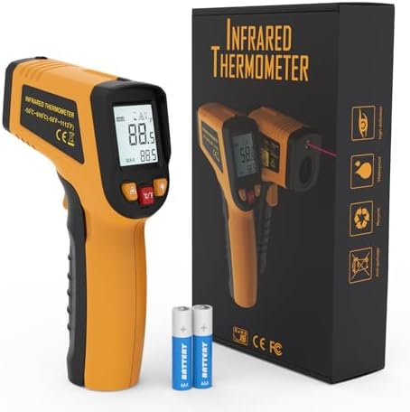 KNINE OUTDOORS Infrared Thermometer Gun, -58℉ to 1112℉