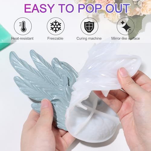 3D Eagle Silicone Mold for Epoxy/UV Resin Casting DIY Craft Art Decors