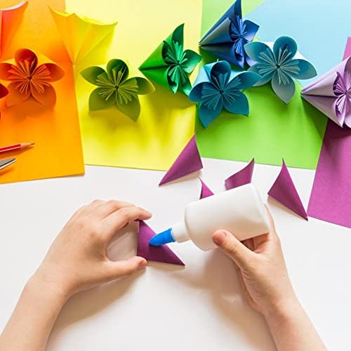 Origami Paper, Pack of 500 Sheets - 20 Vivid Colors - Double Sided - 6 Inch Square, Easy Fold Paper for Kids Adult Beginners Training Arts & Crafts Projects.