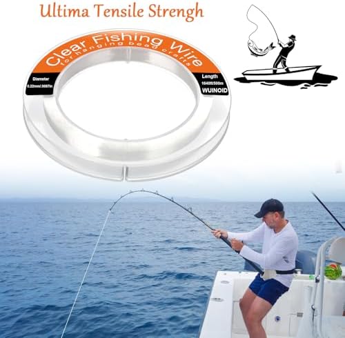 Fishing Line Wire Monofilament Clear Nylon String for Fishing Hanging Craft