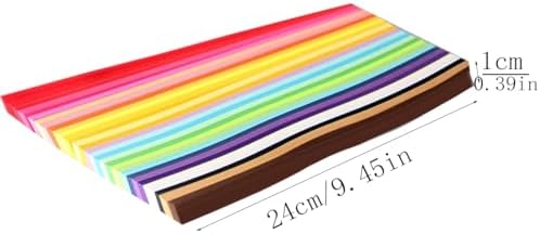Star Origami Paper, DIY origami paper star strips(27-Color 1030 sheets)
