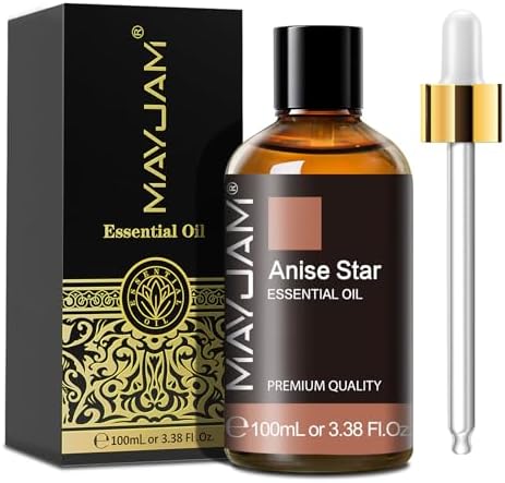 MAYJAM Anise Star Essential Oil for Diffusers for Home, 3.38FL.OZ