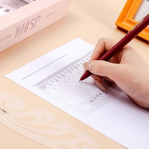 Mr. Pen- Geometric Drawing Template, 2 pcs, French Curve, Plastic Template