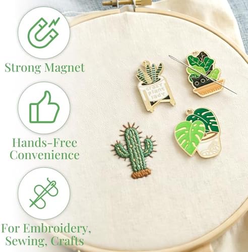 WUSUTE 3 Pack Needle Minders for Cross Stitch